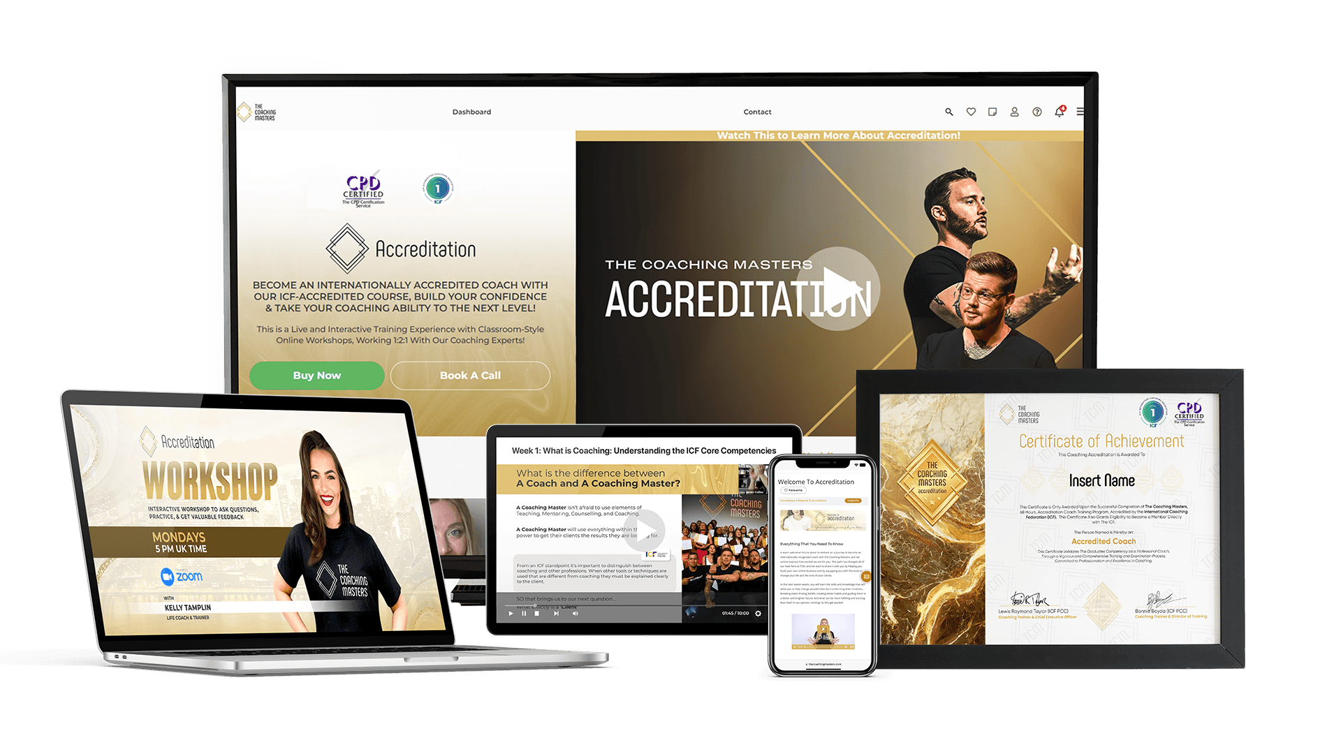 BONUS 4: THE COACHING MASTERS ICF COACHING ACCREDITATION + PREVIOUS BONUSES